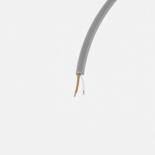 Kabel enkelfärg 2 x 0,5 Grå