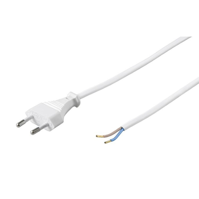 Tilslutningskabel hvid 4M