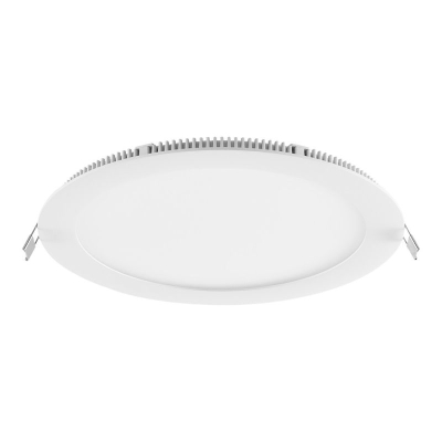 Tuva V2 DW Rund led panel 24V 17W - Ø:234mm Vit