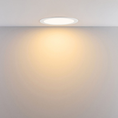 Tuva V2 DW Rund led panel 24V 17W - Ø:234mm Vit