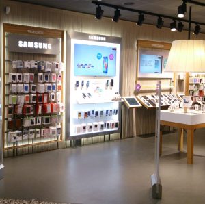 Led lys Telia butikk